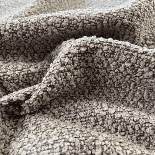 Ross Black Wood & Grey Boucle Armchair